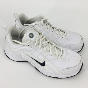 Nike T-Lite VIII 10.5 Leather White/Black Athletic